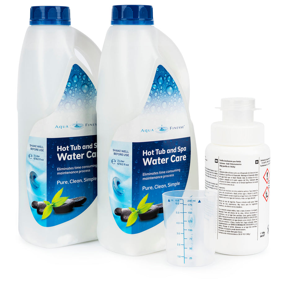 AquaFinesse Hot Tub Water Care with Moisturiser Pack - Tablet