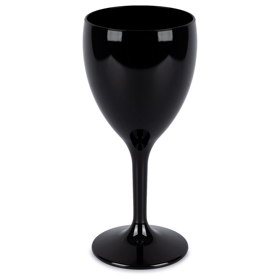 Hot Tub Safe Black Wine Glass