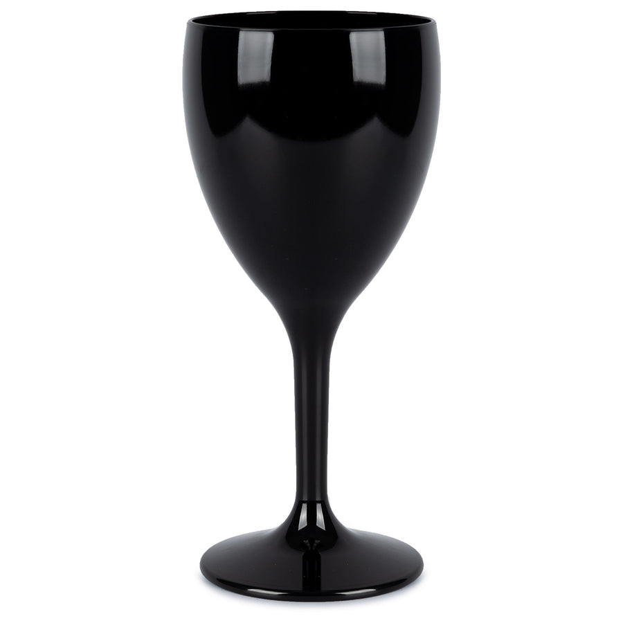 Hot Tub Safe Black Wine Glass