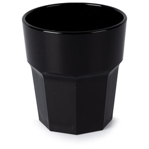 Hot Tub Safe Small Black Tumbler Glass