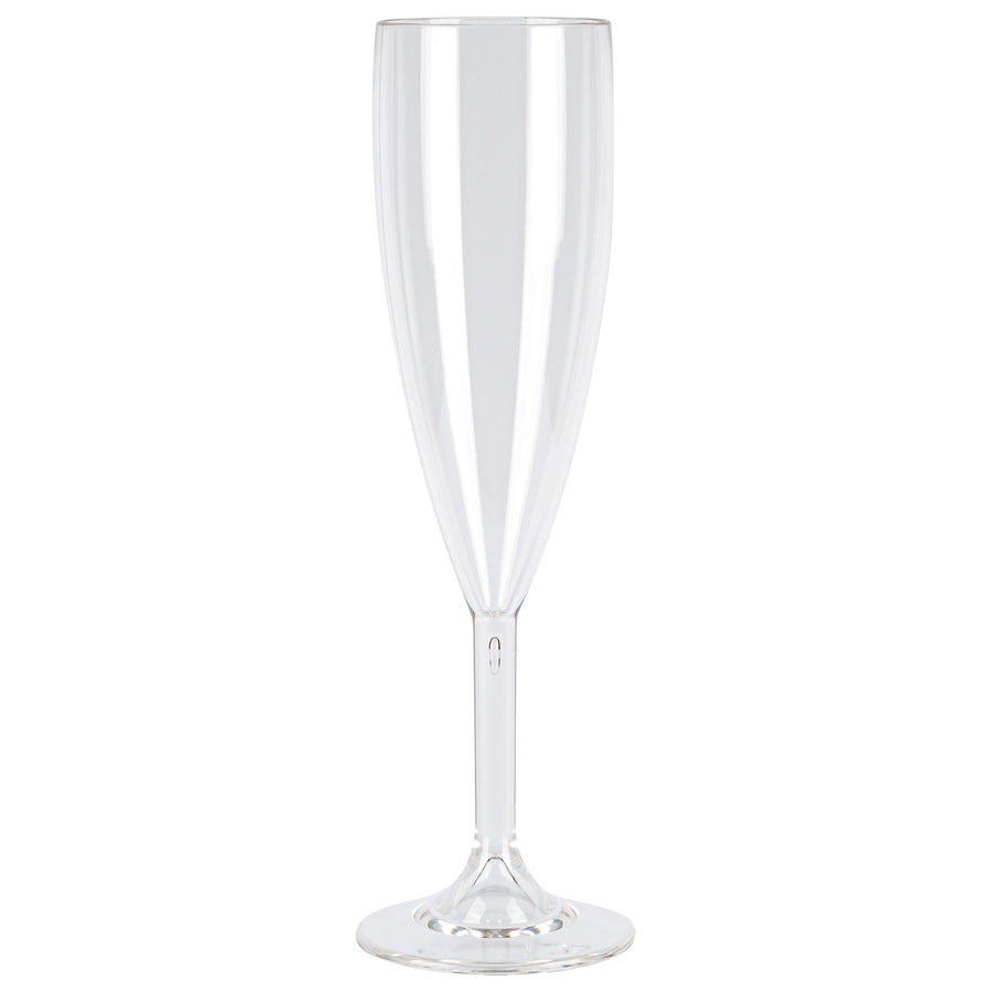Hot Tub Safe Clear Champagne Glass