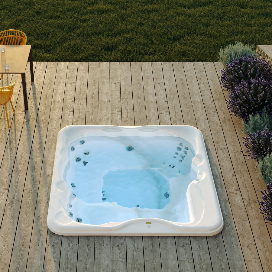 Jacuzzi® Lodge™ L - 5-6 Person Hot Tub with 1 Lounger