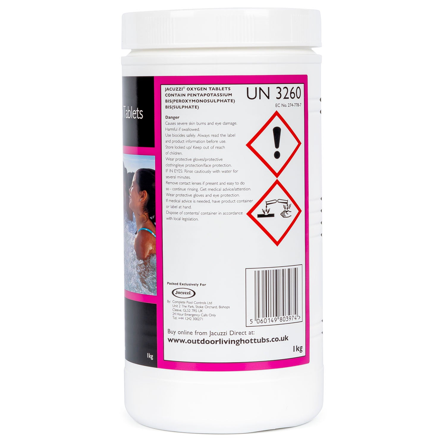 Jacuzzi® Hot Tub Oxygen Tablets | Next Day Delivery | Outdoor Living