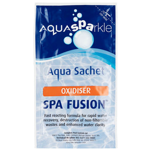 AquaSPArkle Spa Fusion Oxidiser Hot Tub Chlorine Shock Aqua Sachet 35g