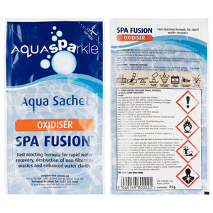 AquaSPArkle Spa Fusion Oxidiser Hot Tub Chlorine Shock Aqua Sachet 35g