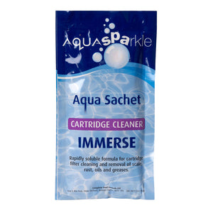 AquaSPArkle Immerse Hot Tub Filter Cartridge Cleaner Aqua Sachet