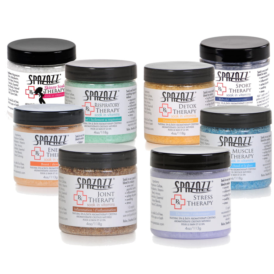 Spazazz 'Rx Therapy' Range Hot Tub Scents Aromatherapy Spa Crystals