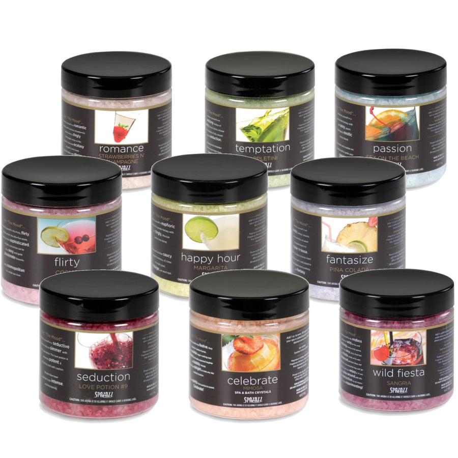 Spazazz 'Set The Mood' Hot Tub Scents Aromatherapy Mini Spa Crystals